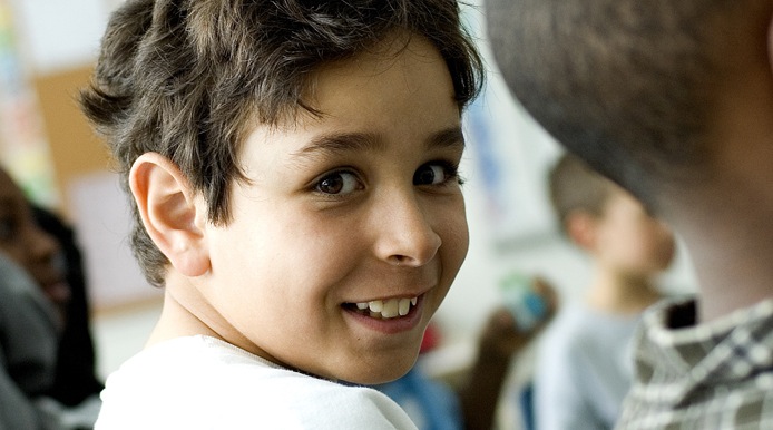 student smiling face