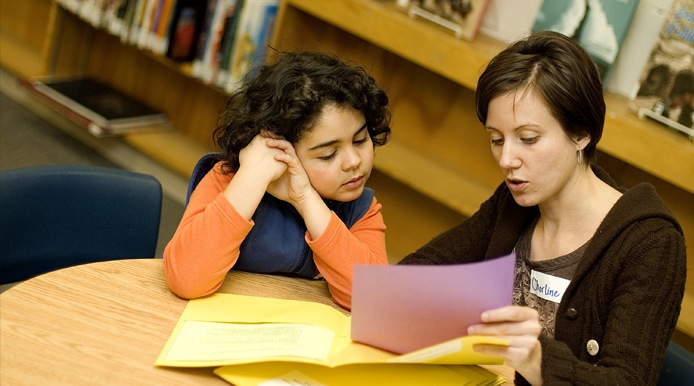 one one one teaching with teacher and a student